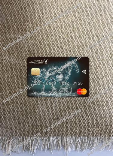Burkina Faso Atlantique bank mastercard photolook front